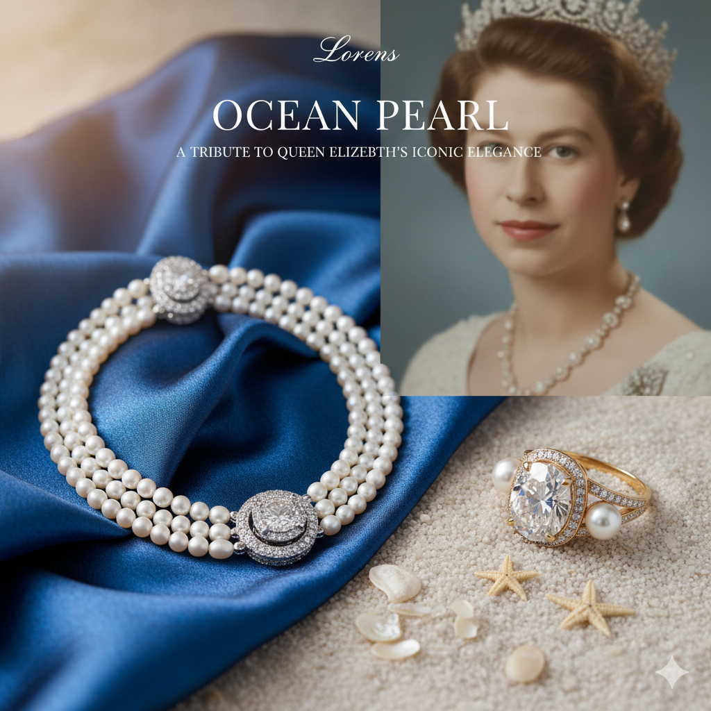 Ocean Pearl: A Tribute to Queen Elizabeth's Iconic Elegance